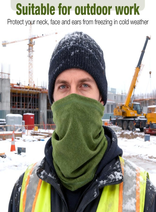 PAETAE 4 Winter Neck Gaiters for Men, Fleece Neck Warmer Gators Face Mask, Mens Scarf Winter for Cold Weather Running Skiing - Image 5